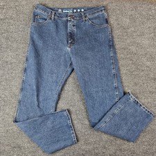 Wrangler Cowboy Cut Jean Men 35x32 Premium Performance Advanced Comfort Med Wash