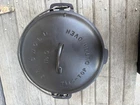 Griswold Cast Iron #9 Tite-Top Dutch Oven 834 w/Lid 2552 Erie, PA USA Restored
