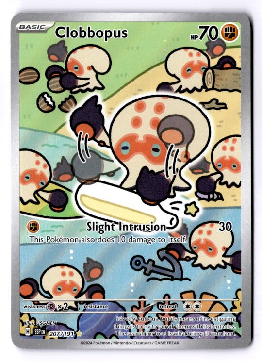 Clobbopus Illustration Rare SV08: Surging Sparks 207/191 LP