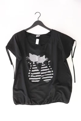 ⭐ Liberty Kurzarmbluse Regular Bluse für Damen Gr. 32, XS mit Glitzer schwarz ⭐ - Bild 1 von 4