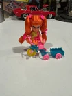 Vintage Mattel Liddle Kiddles Skediddle Tracy Trikediddle Doll Tricycle & Cart