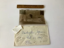 New York City Washington Sq Greenwich Village Coach Bus 5th Trolley NYC Negative