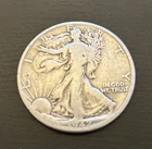 1942 Walking Liberty Half Dollar, 90% Silver, USA Coin