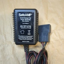 TESTED SafeAMP 6V Charger for Fisher-Price Power Wheels Blue Battery