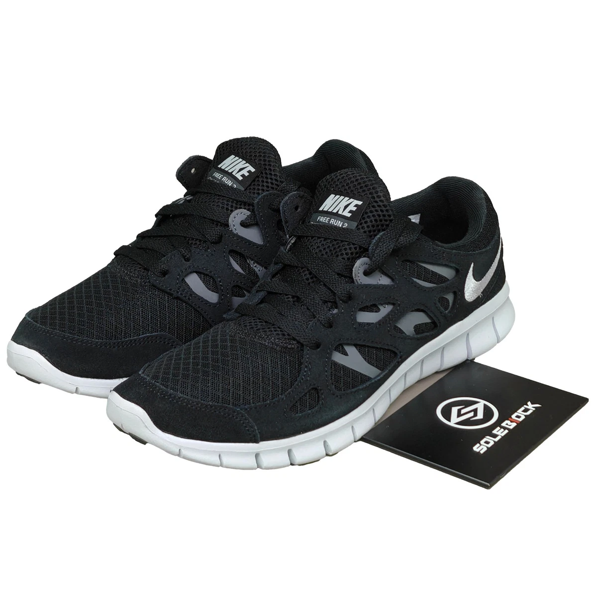 Nike Free Run 2 Black White | eBay