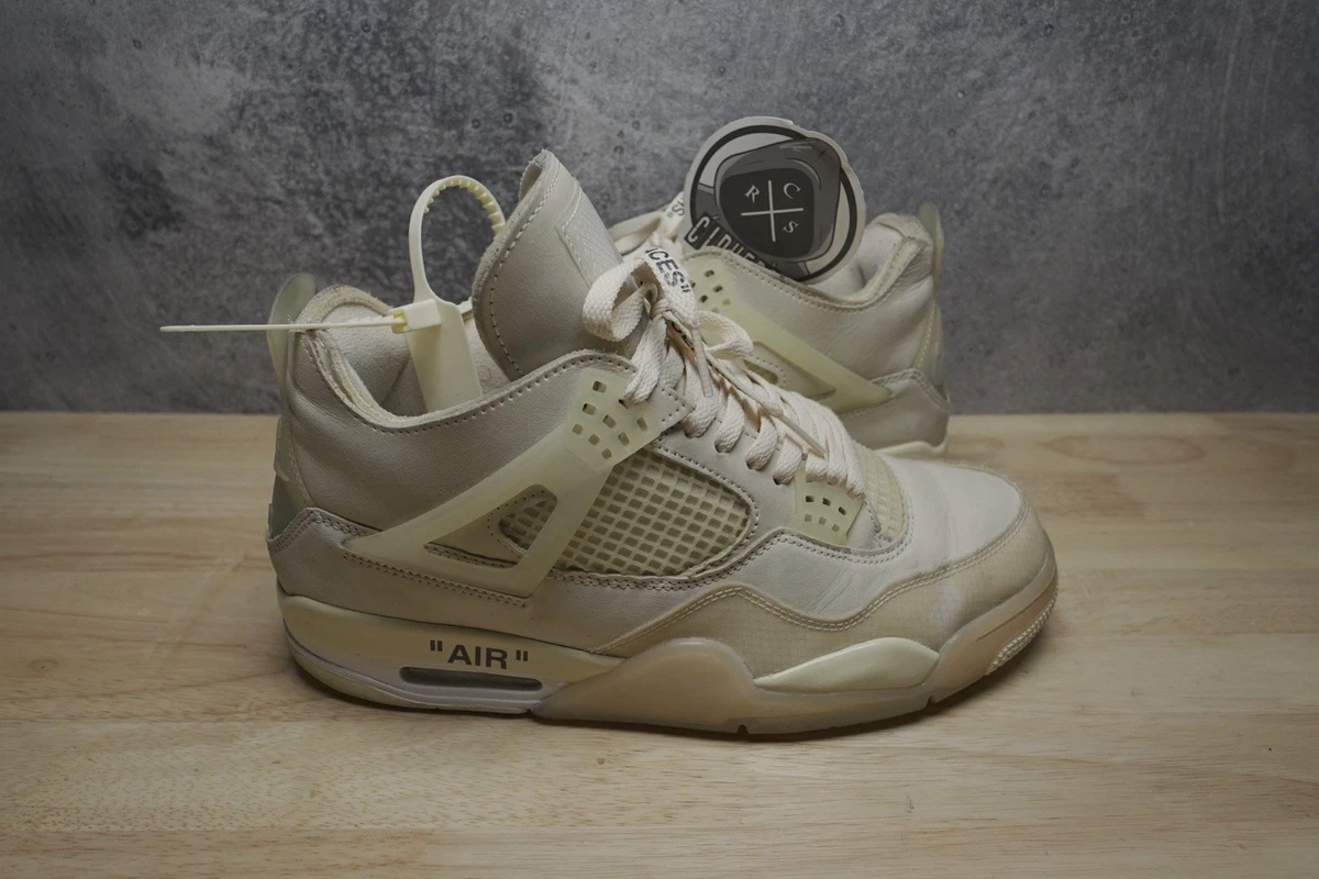Jordan 4 SP x Off-White Mid Sail W for sale | eBay