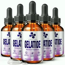 Gelatide Drops, Official Weight Loss Formula, Advanced Metabolism - 5 Pack