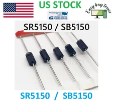 10pcs Original SR5150 5A 150V Schottky Diodes - Replace SB5150 Ships from USA