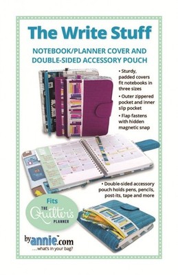 Von Annie Papier Schnittmuster The Write Stuff Notizblock Cover