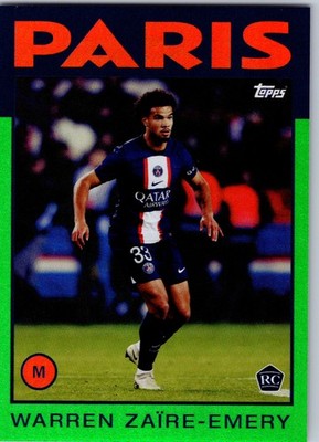 Warren Zaire-Emery Rookie 2022-23 Topps Paris Saint-Germain Team Set /250