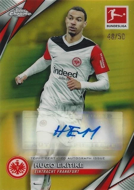2024-25 Topps Chrome Bundesliga - Hugo Ekitike #BA-HE for sale | eBay