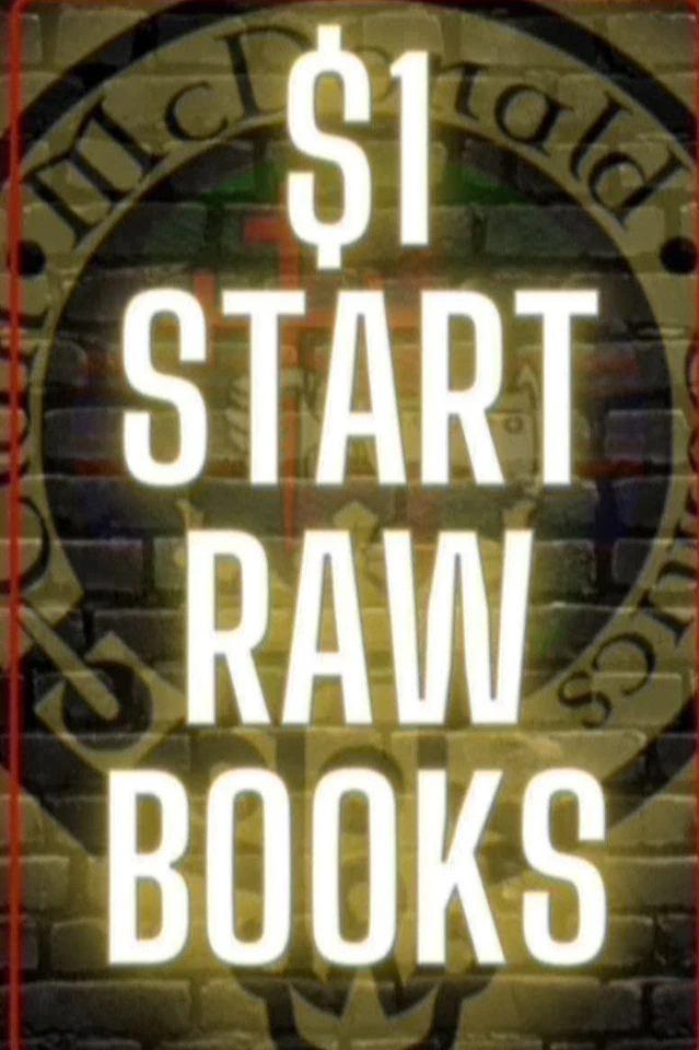 $1 START RAW BOOKS