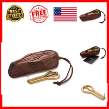 Jaw Harp Handcrafted Steel Brass Mouth Musical Instrument Shaman Wooden Case