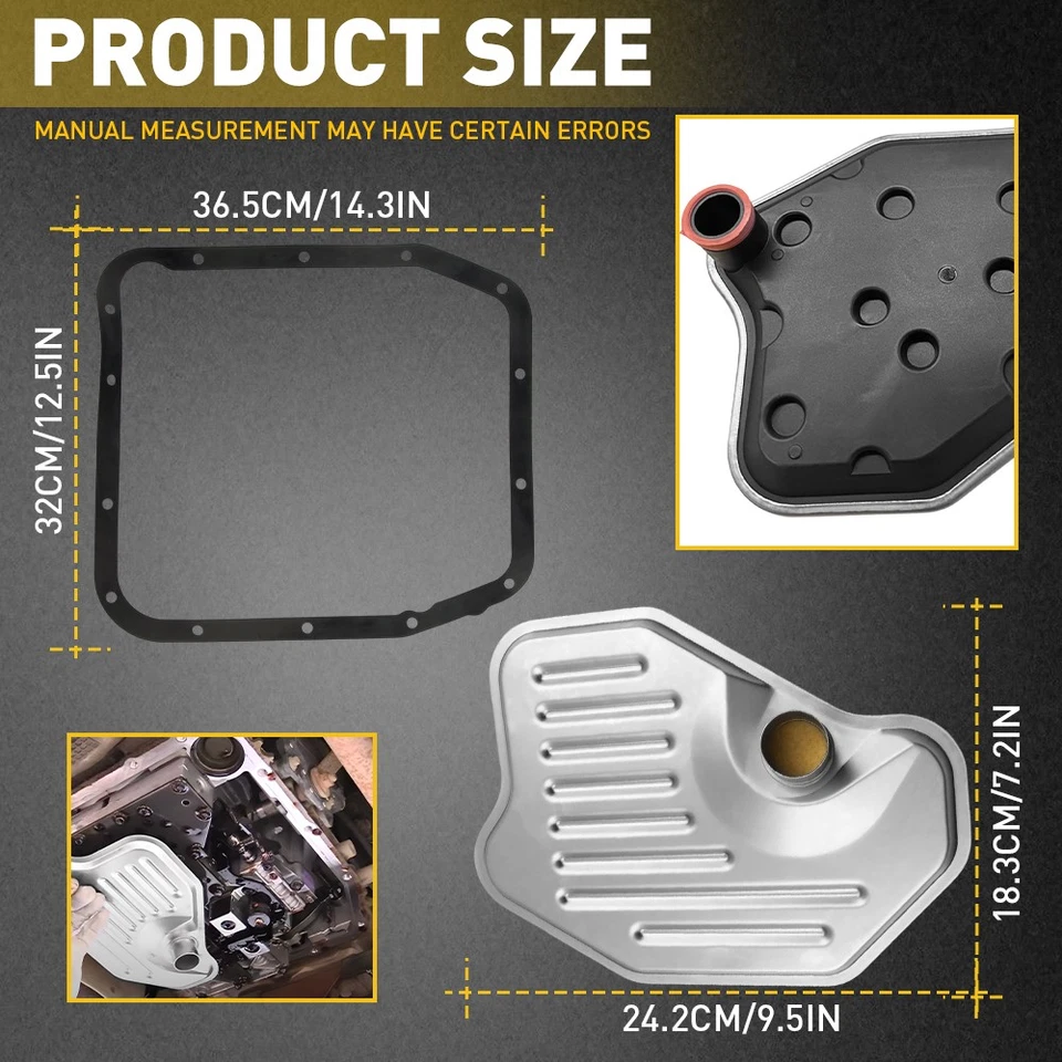 FOR FORD CROWN VICTORIA LINCOLN TOWN CAR 1996-2011 TRANSMISSION FILTER GASKET US - Image 4 of 4
