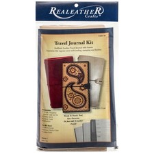 Realeather R Crafts Travel Journal Kit-Natural Travel Journal