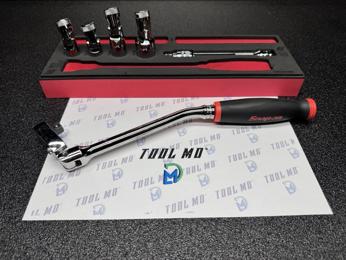 【Snap-on】ショックドライバーセット 3/8 208PIT Snap-on Tools RED 6pc 3/8” Drive Spark Plug General Service Foam