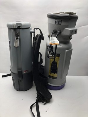 ProTeam Super Coach Pro Backpack Vacuum - Functional / For Parts (Cracked Cap)