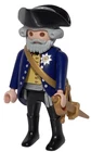 PLAYMOBIL OFFICIAL ADMIRAL FIGURE IN FRENCH ENGLISH PIRATE GALA SUIT
