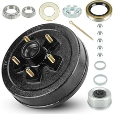 New 10" x 2-1/4" Electric Trailer Brake Hub Drum Kit 5 on 4.5" for 3500 lbs Axle
