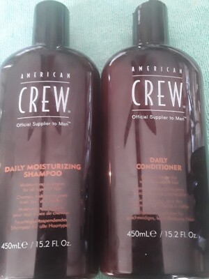 AMERICAN CREW DAILY SHAMPOO & DAILY CONDITIONER - 15.2oz DUO SET
