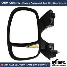 Fits Renault Traffic 2001-2012 Complete Wing Mirror Manual Unit Passenger Side