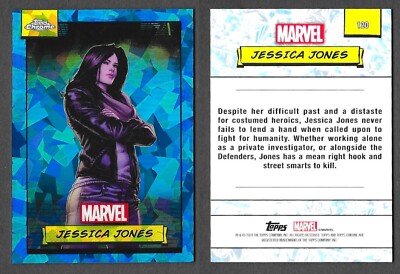 Topps Chrome Sapphire Marvel 2024 #120 Jessica Jones Karte