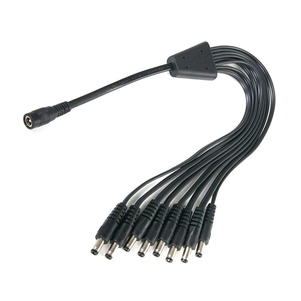 8-Way Splitter Cable AC Adapter For Lorex ACC-U81 ACCU81 Security Camera Power - Image 3 of 4
