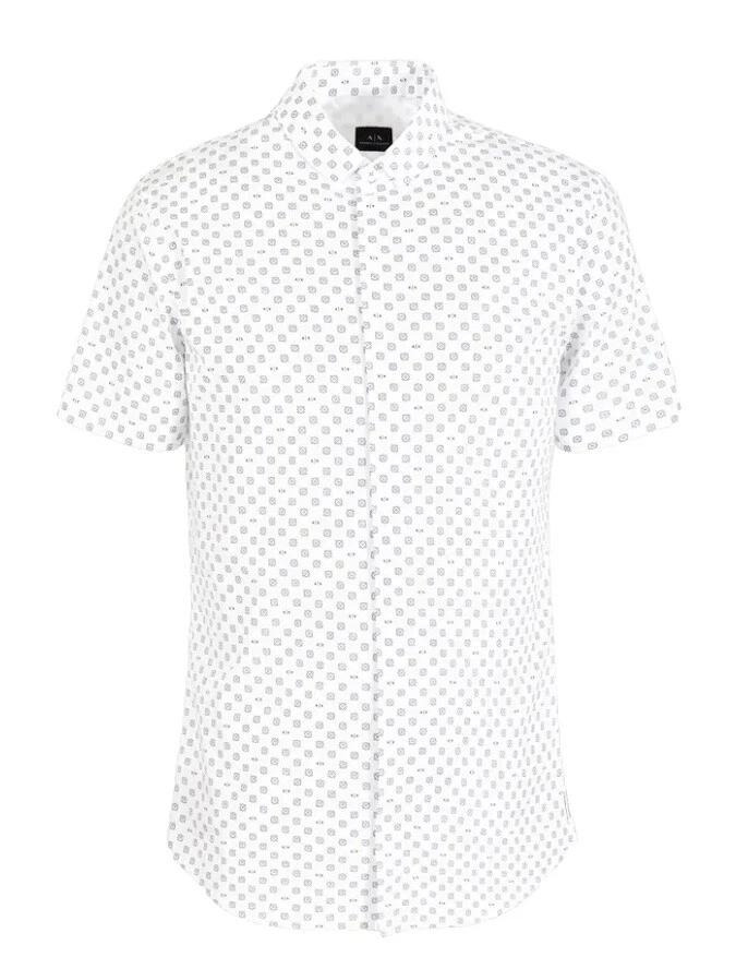 Botón Informal Algodón Armani Exchange-Down Shirts for Men