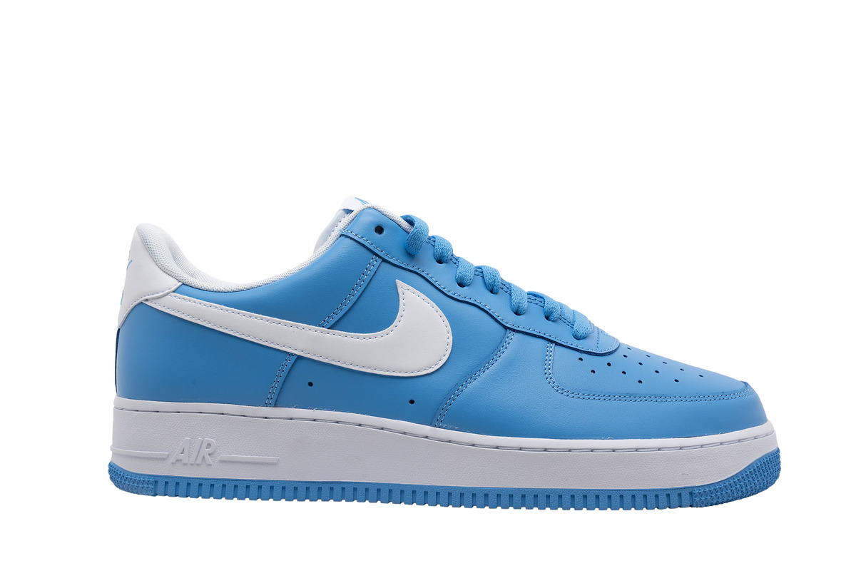 Nike Women's Air Force 1 07 LV8 AF1 Off White Blue Fashion DJ4655 133 Size  8.5