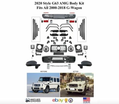 G63 Body Kit Full Conversion 2019+ STYLE Bumper Facelift Upgrade G550 G500 G55