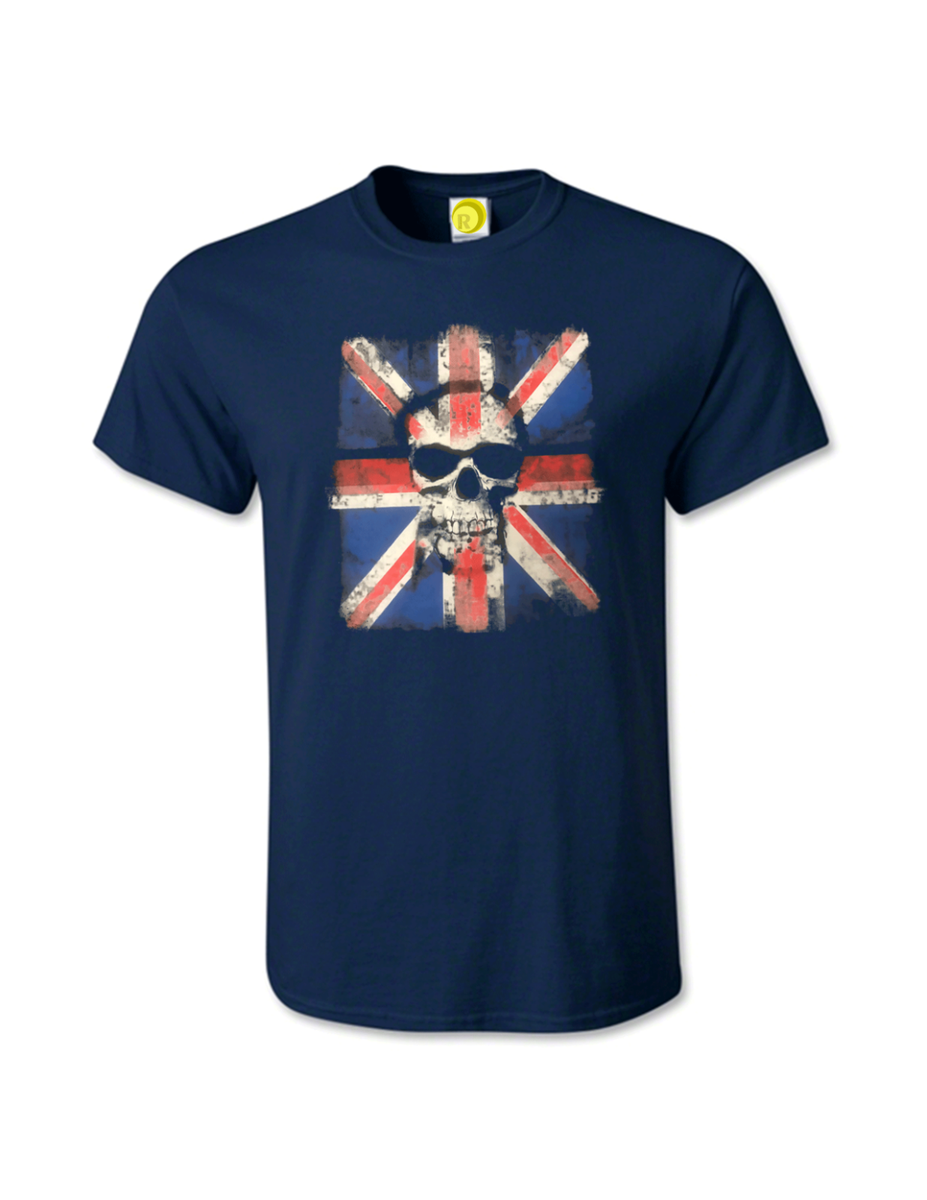 England Shirt Union Jack Bandiera GB Inglese UK Gran Bretagna Da Uomo Manica England T Shirt - Foto 8