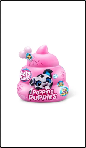 Pets Alive Pooping Puppies Interactive Plush by ZURU - Picture 1 of 11