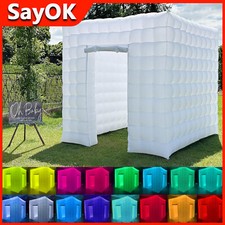 Inflatable Photo Booth Enclosure 1 Door W/LED Light for Advertising Party Event