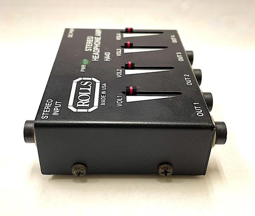 ROLLS Stereo Headphone Amplifier HA43 , Made In USA, ITEM HAS NOT BEEN TESTED ! - Picture 4 of 7
