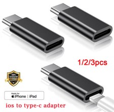 IOS To Type-C USB C Adapter Converter Fast Charging Data Connector For iPhone 16