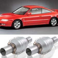 Par de convertidores catalíticos de entrada/salida de 2" de acero inoxidable de alto flujo para Ford Probe