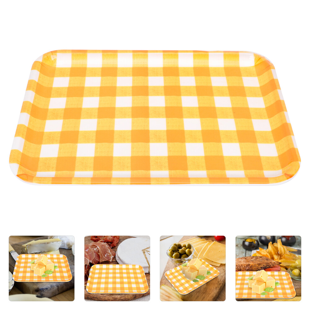 4-Piece Round Thanksgiving Dinner Plates for Holiday Tableware