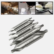 5PCS Combined Center Drill Bit Set HSS Countersink 1.5/2/2.5/3/4 B