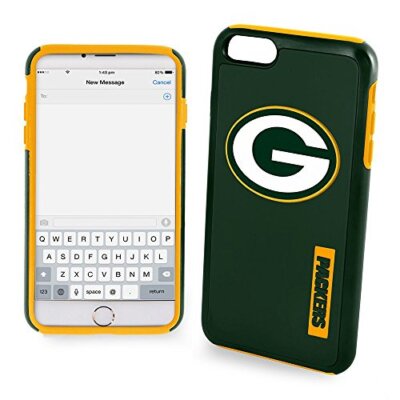 FOCO NFL Green Bay Packers Hybrid Case for iPhone 8+, 7+, 6S+, 6+ (5.5'')