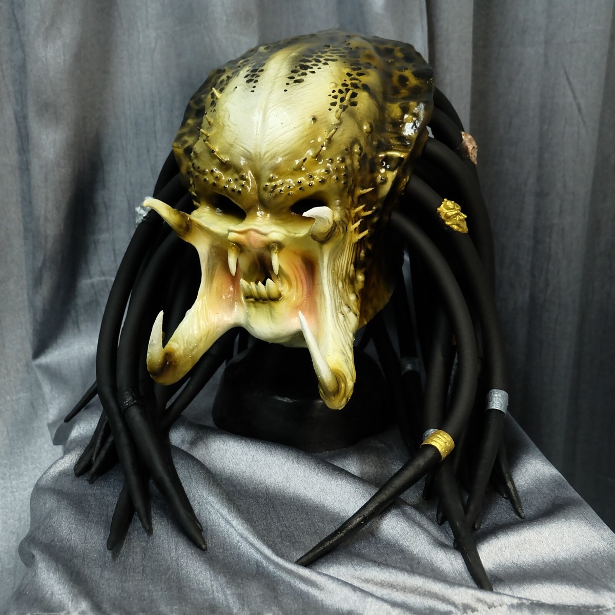 Predator Costume Depredador Mascara 1:1 Rage Brutal Elder Predator Replica  Mask Latex Jordan Ubuy, image size:1200x1200