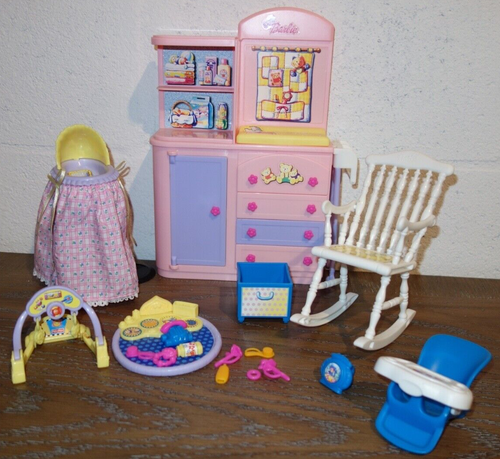 Barbie Happy Family Midge Nursery Playset #47864 Incomplete 2003 Mattel