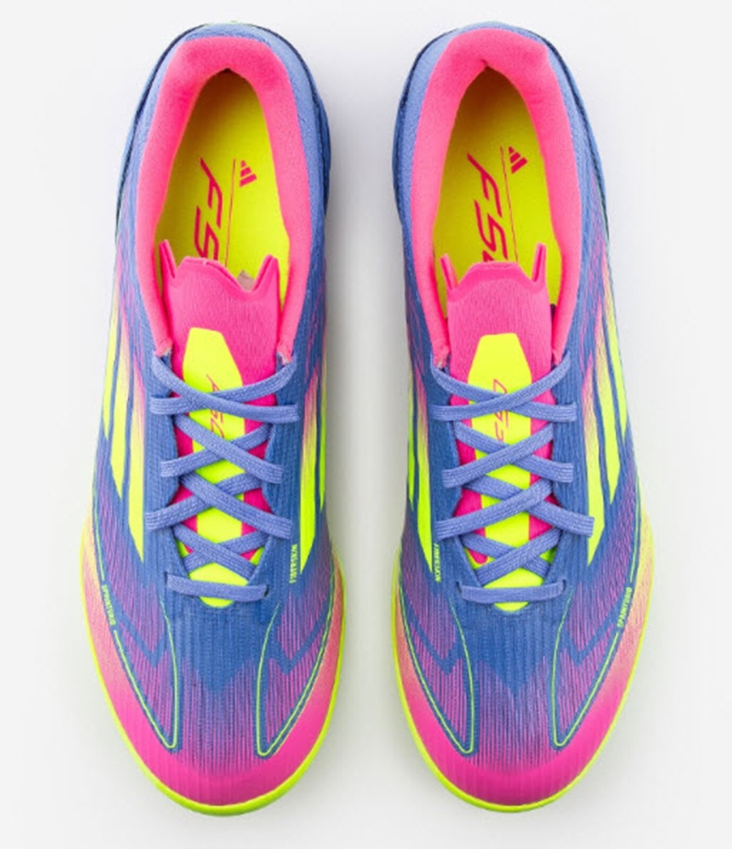 Adidas Men F50 League TF Cleats Futsal Blue Soccer Boot Spike GYM