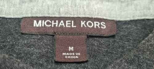 Michael Kors Men´s Short Sleeve Chest Pocket Gray Polo Shirt (M) - Picture 4 of 8