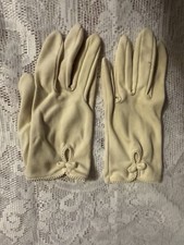 White Short Wedding Evening Prom Cruise Cocktail Small Gloves 7  