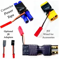 RCP Connector Male to Female Power Taps With JST Connector for Accessories -