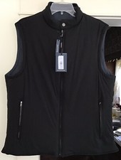 Hart Schaffner Marx Reversible Vest Gray Black Men’s Large NWT $295
