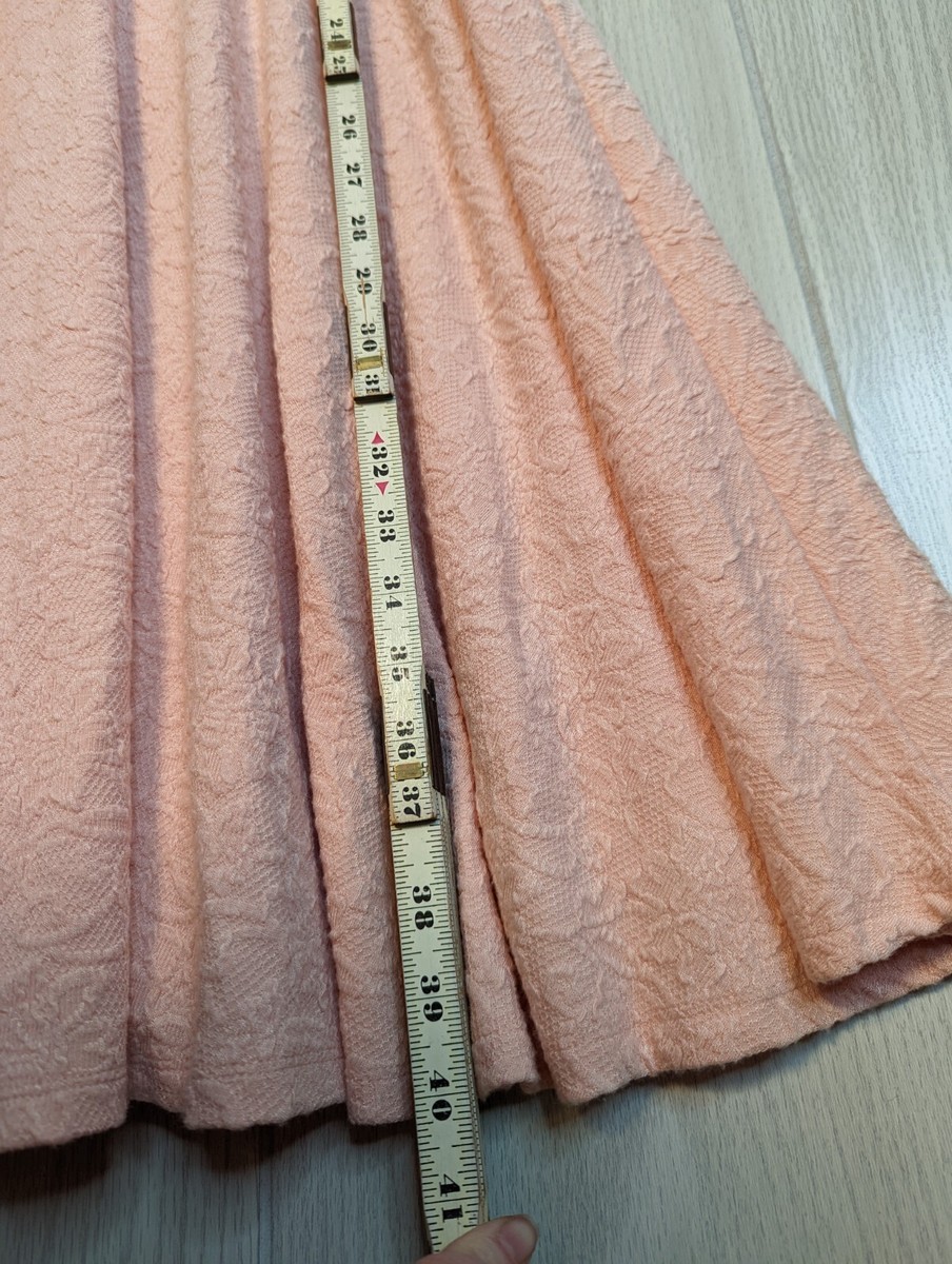 Gorgeous Torrid Lace Textured Dress Size 0X Light Pink Shirt Sleeve A line  | eBay