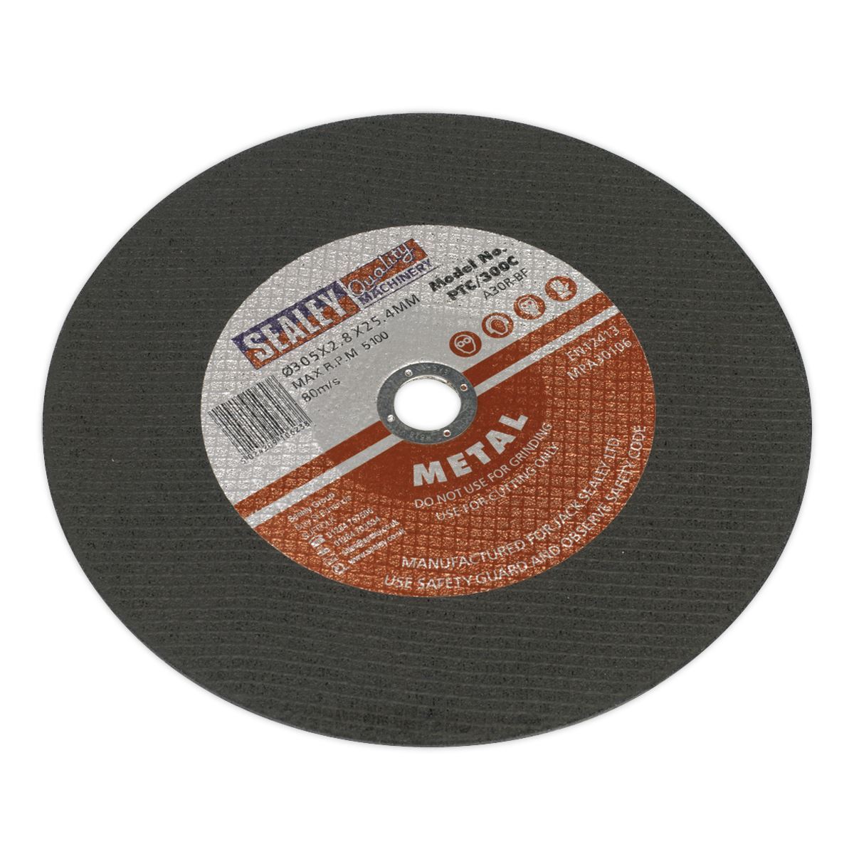 Sealey Cutting Disc �305 x 2.8mm 25.4mm Bore PTC/300C