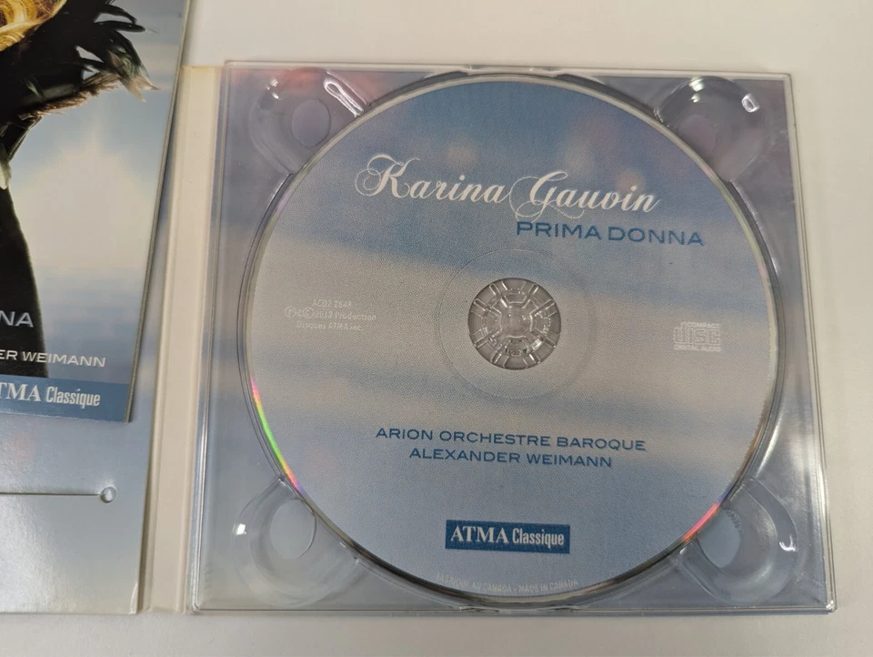 Karina Gauvin & Prima Donna -Arion Baroque Orchestre Baroque [Mint Disc] CD - Изображение 4 из 4