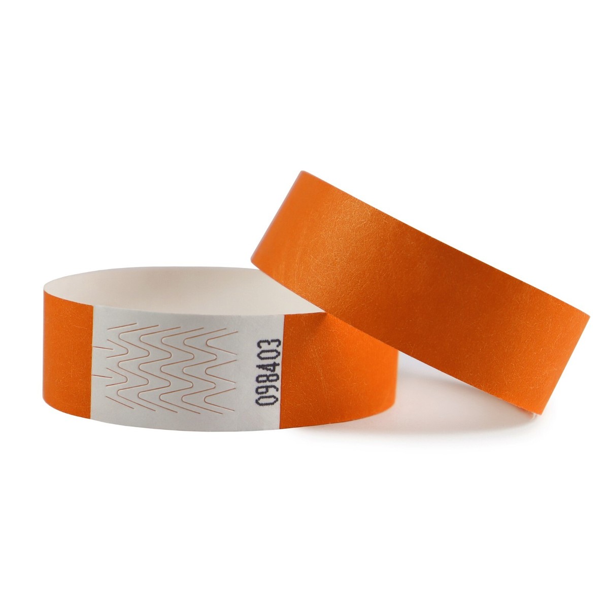 500 Orange Tyvek Wristbands Paper Bands Event Festival Party 